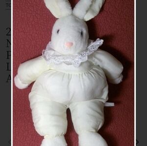 White Plush Bunny Toy